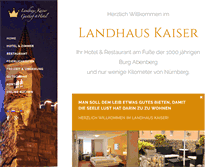 Tablet Screenshot of kaiser-landhaus.de